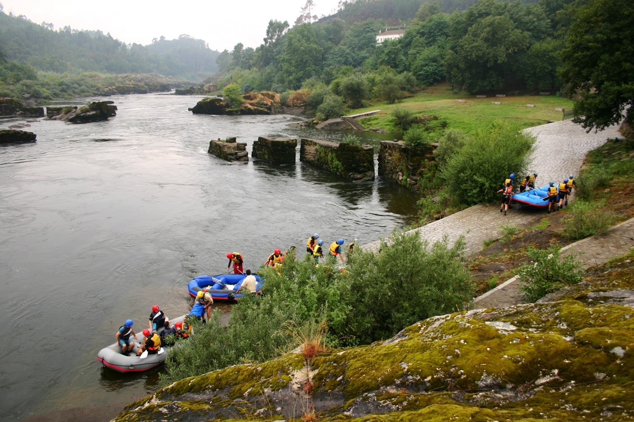 rafting no rio Minho