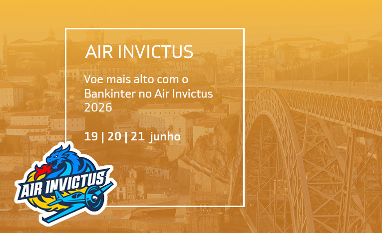 O Bankinter é o banco oficial do Air Invictus 2026
