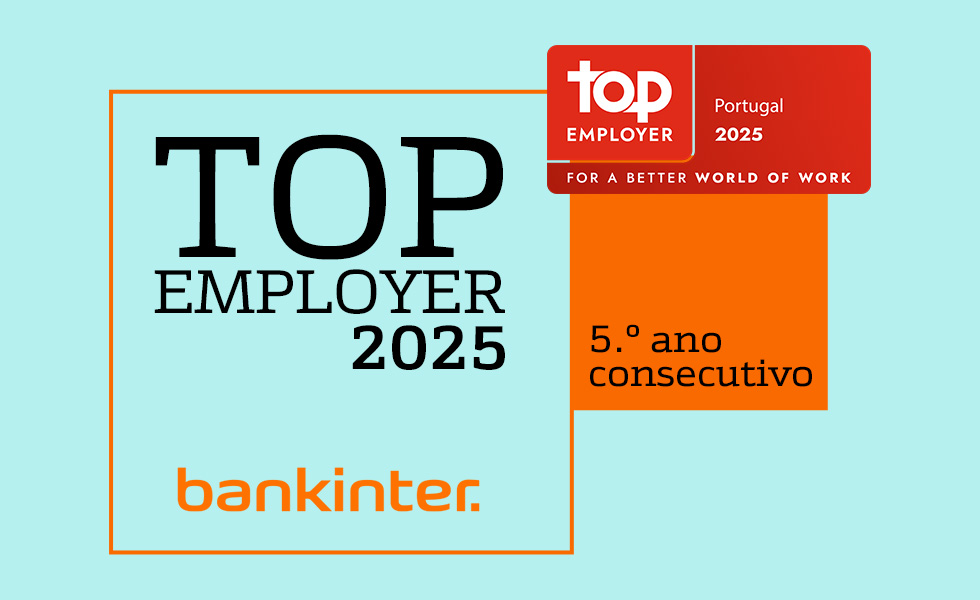 Bankinter Portugal é reconhecido como Top Employer pelo quinto ano consecutivo