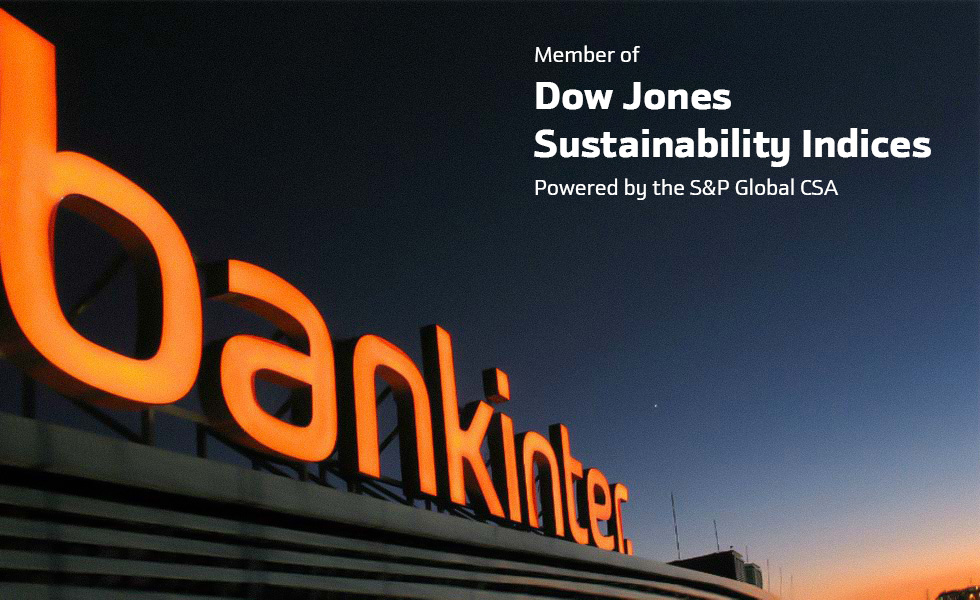 Bankinter volta a ser reconhecido como um dos bancos mais sustentáveis do mundo