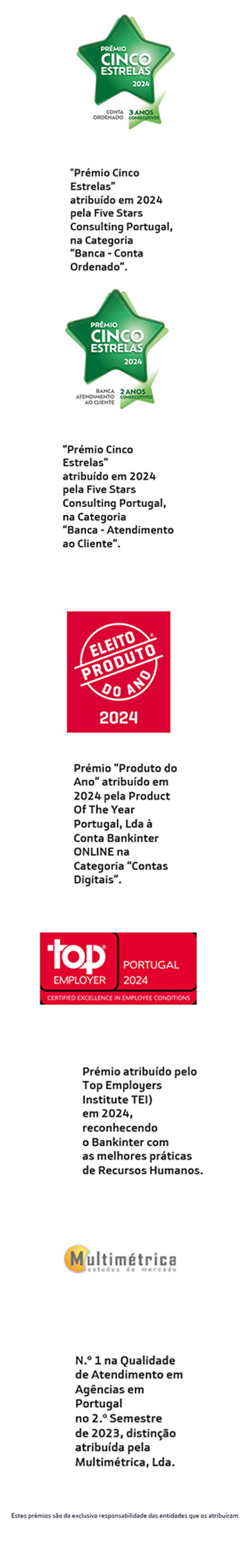 Prémios Bankinter Prémios Bankinter