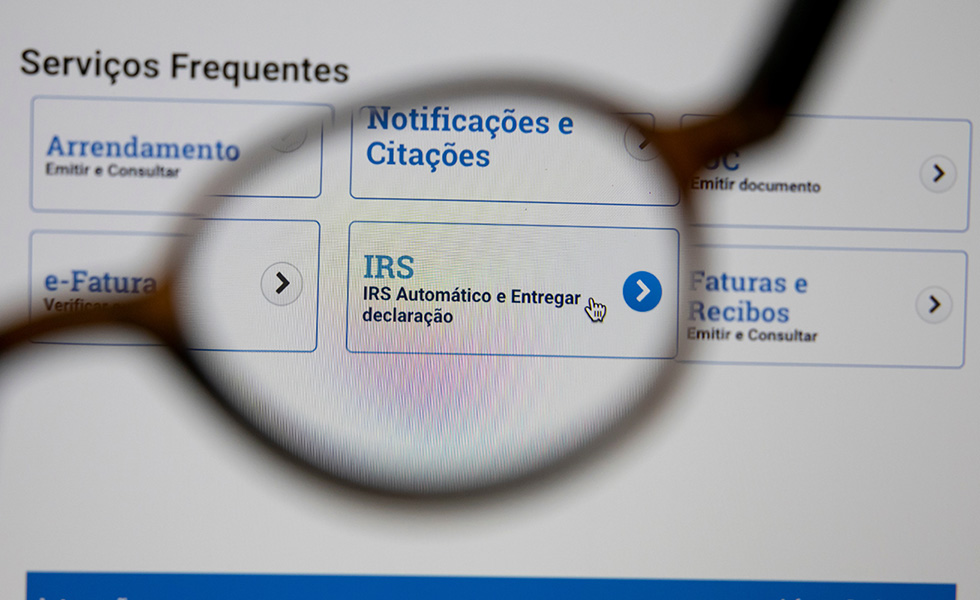 Preencher o IRS